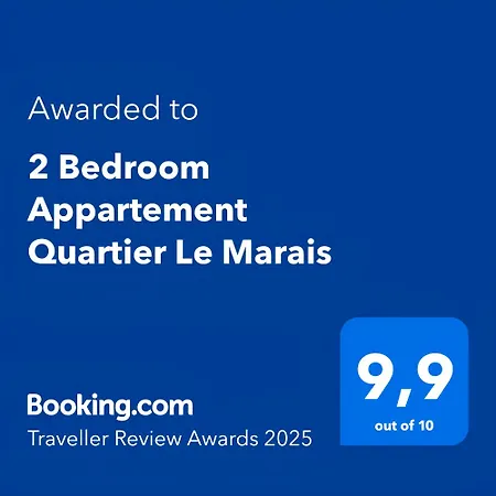 2 Bedroom Appartement Quartier Le Marais Paris Exterior foto